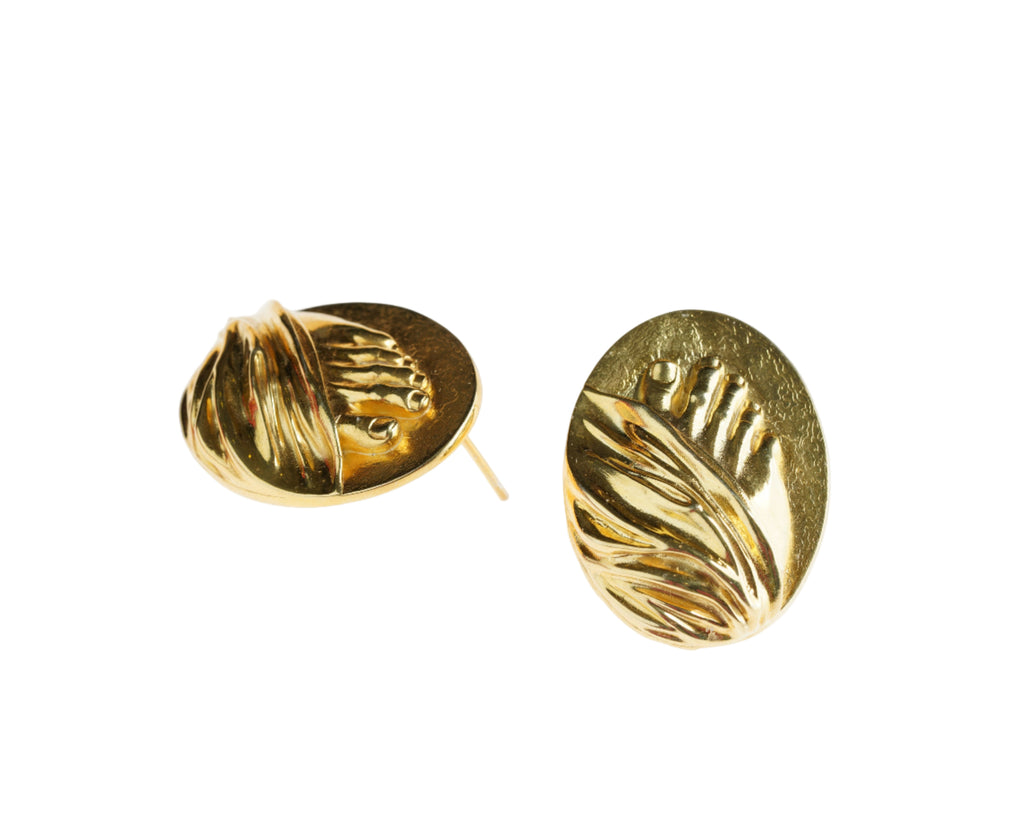 "Not Just a Toe" - ვერცხლის სკულფტურული საყურე