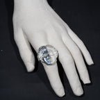 "IMAGINREALITY" - ვერცხლის სკულფტურული ბეჭედი