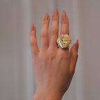 "IMAGINREALITY" - ვერცხლის სკულფტურული ბეჭედი