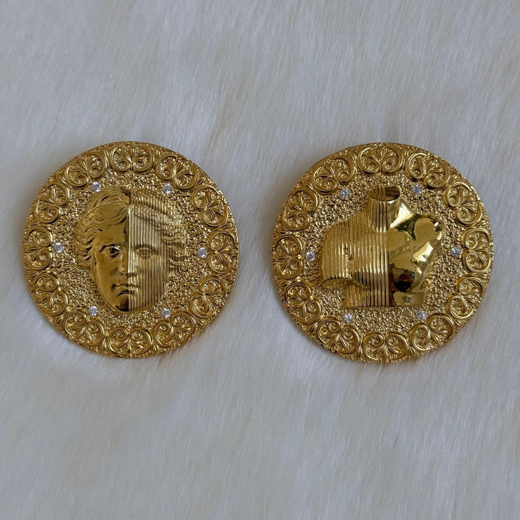 ვერცხლის ხელნაკეთი საყურე ქალებითვის. ორიგინალური საჩუქარი ქალებისთვის. ვენერა მილოსელი. ხელოვნების ნიმუში.  ვერცხლის სამკაული ქალებისთვის. ძვირფასი სამკაული ქალებისთვის