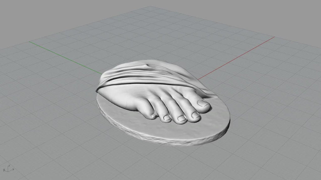 "Not Just a Toe" - სკულფტურული საყურე